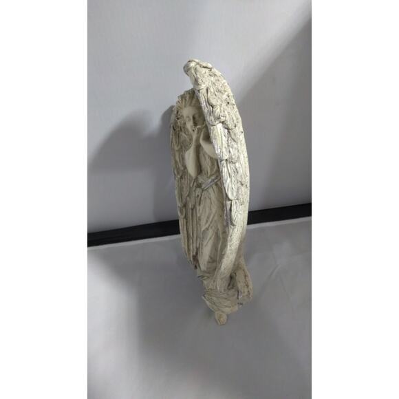 Glittered Wings Wall Decor- Elegant Spiritual Home Accent: Heavenly Home - Picture 6 of 10